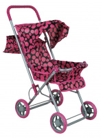 Коляска для кукол, с козырьком, корзинкой для игру купить оптом и в розницу Коляска для кукол, с козырьком, корзинкой для игру купить оптом и в розницу на базе игрушек